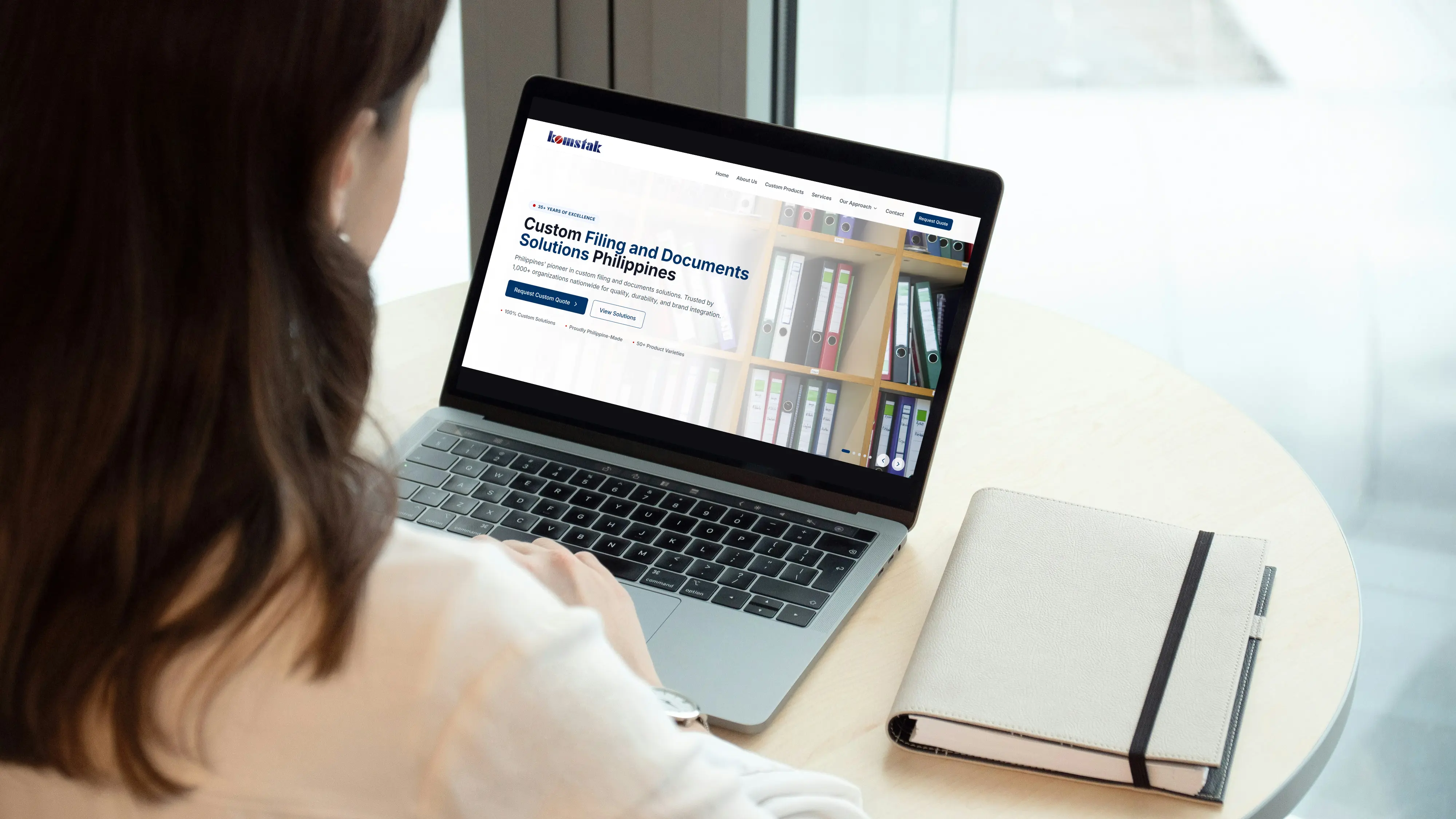 Komstak — Corporate Website & Digital Platform